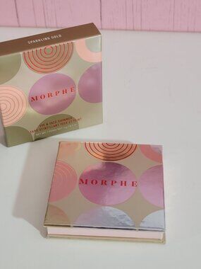 NWT Morphe Limited Edition Eye & Face Shimmer Highlighter, Sparkling Gold